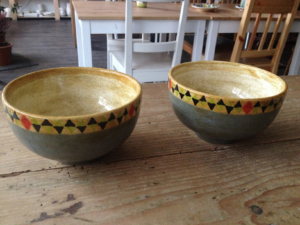 Handbemalte Schalen Soho, Keramik bemalen Eigenlob