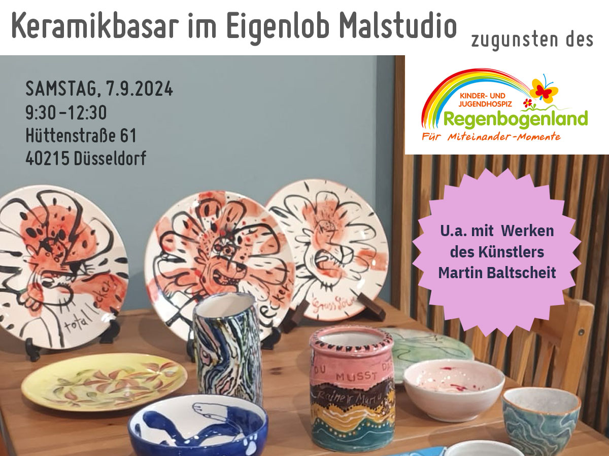 Eigenlob Keramik Selbst Bemalen. Hüttenstraße 61. 40215 Düsseldorf